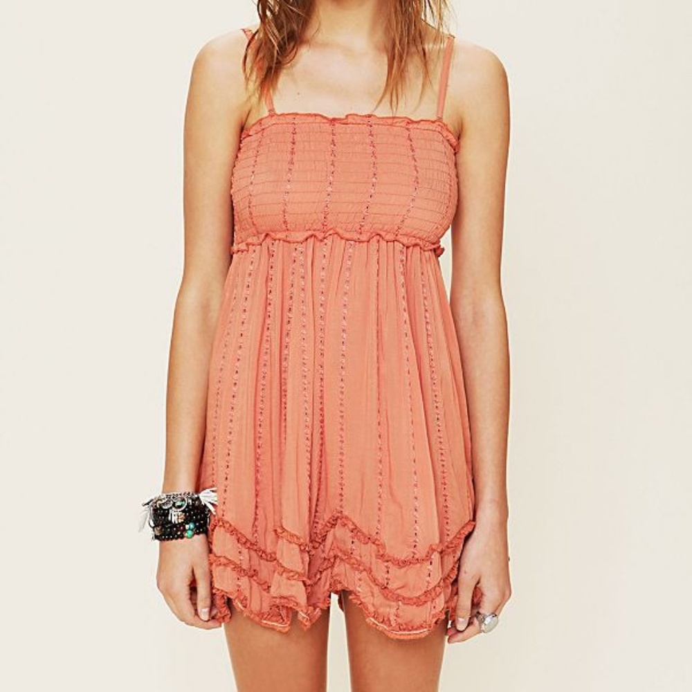 Free People Waves Hem Slip Rust